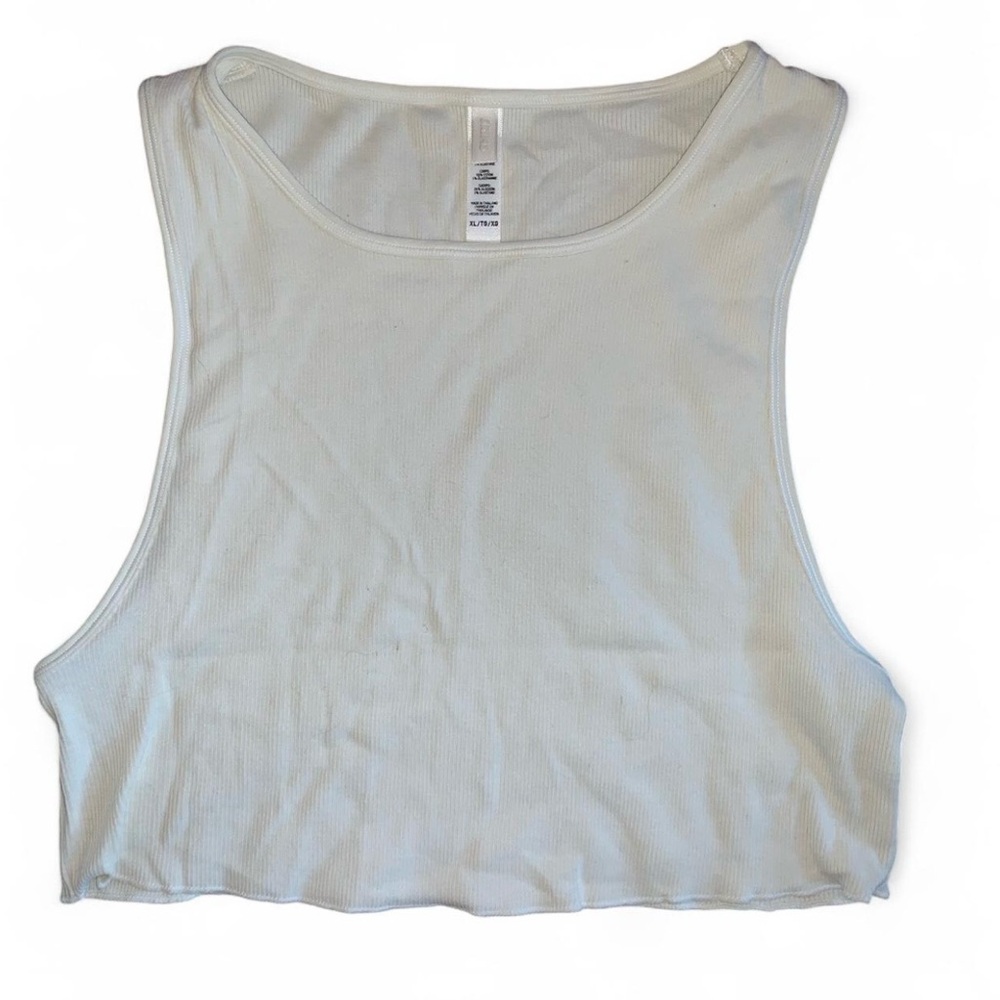 skims white tank top